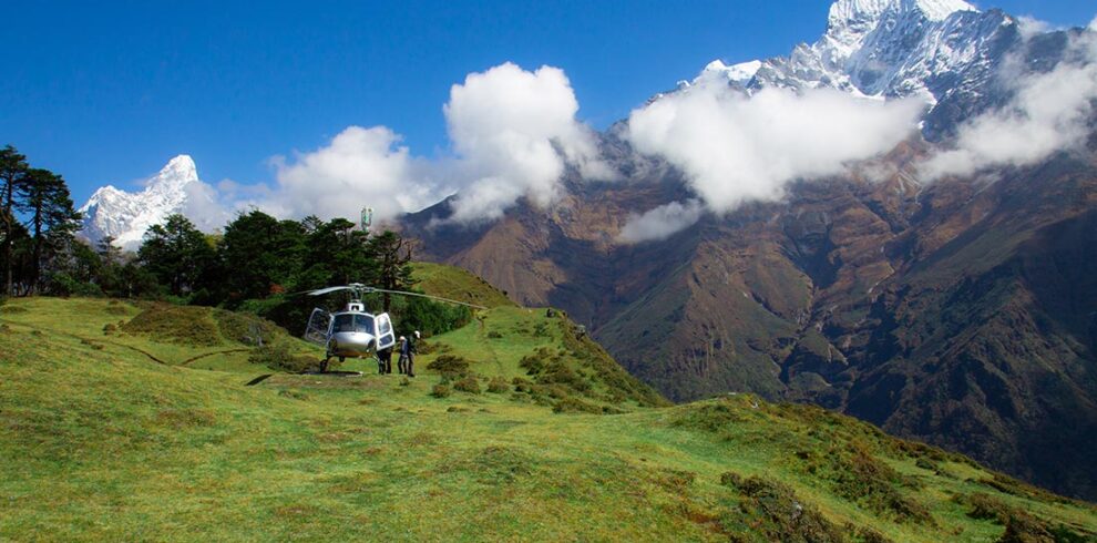 Helicopter Kathmandu to Syangboche