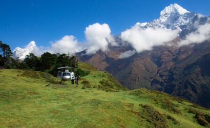 everest base camp trek with helicopter return